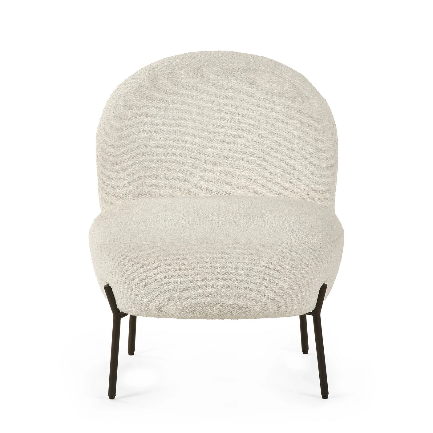 Lulu Boucle Accent Chair - Ivory - LUL001