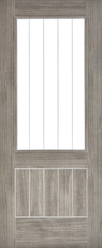 Light Grey Laminate Mexicano Glazed - Standard - 1981 x 686 (27") x 35mm