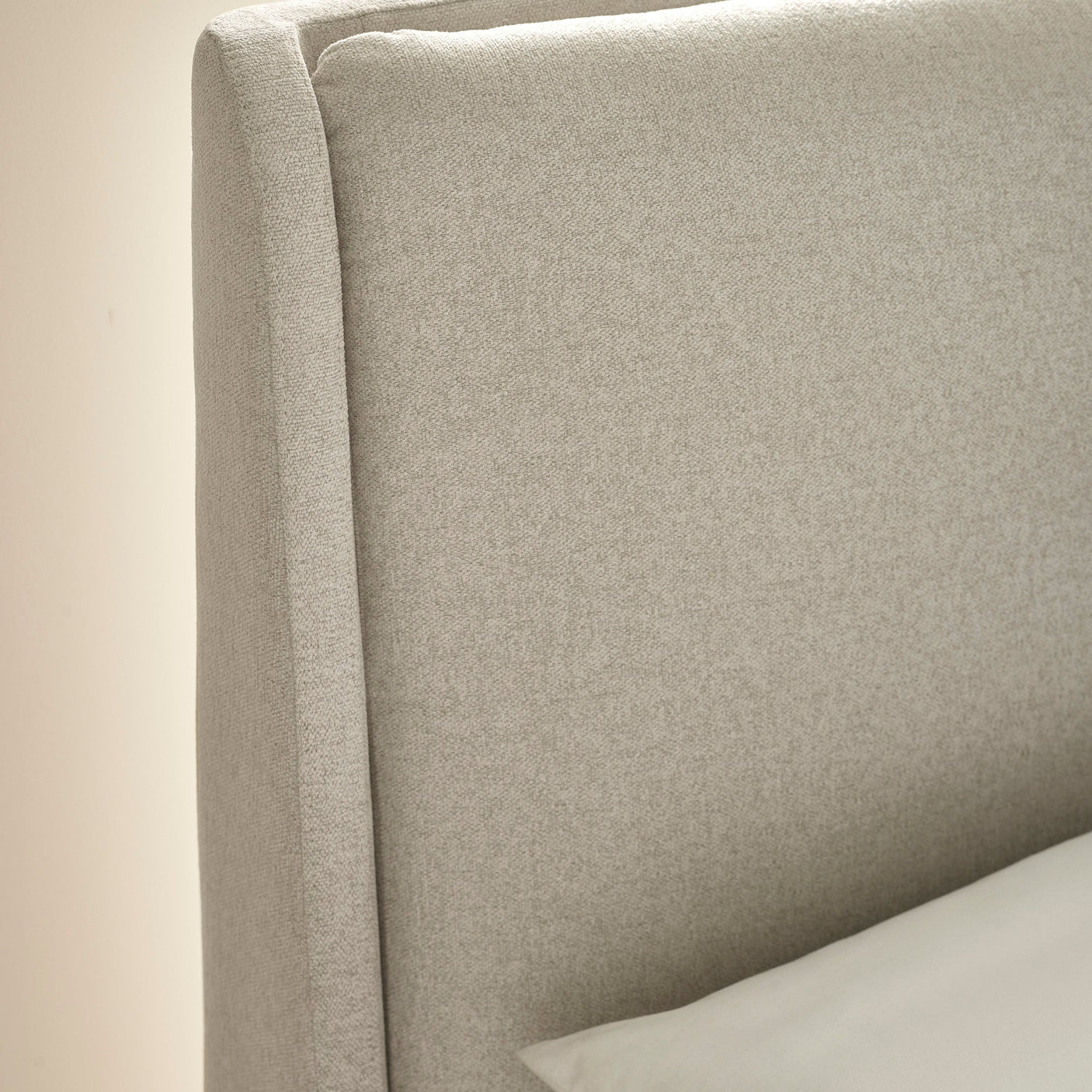 Maddock Ottoman Storage Bed - Beige / King - MAD002