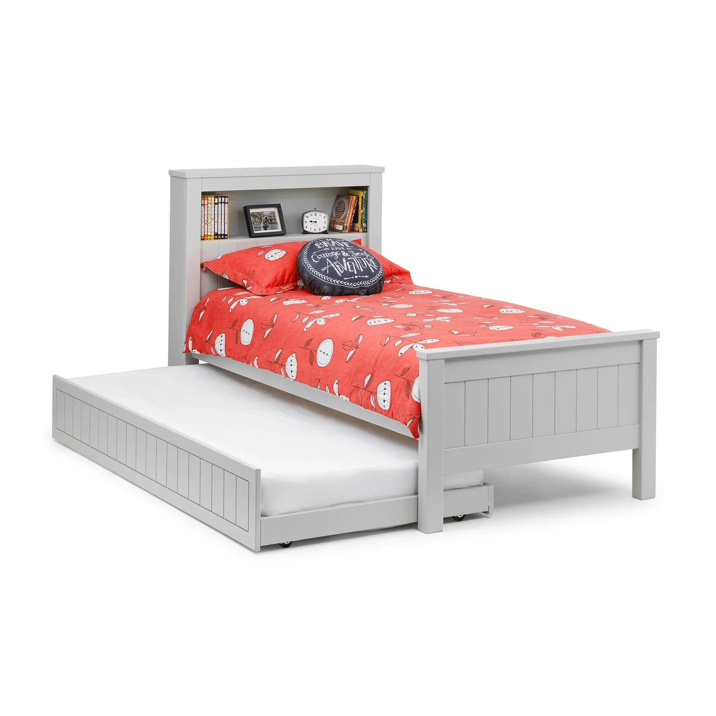 Maine Bookcase Bed - Black / Single - MAI163