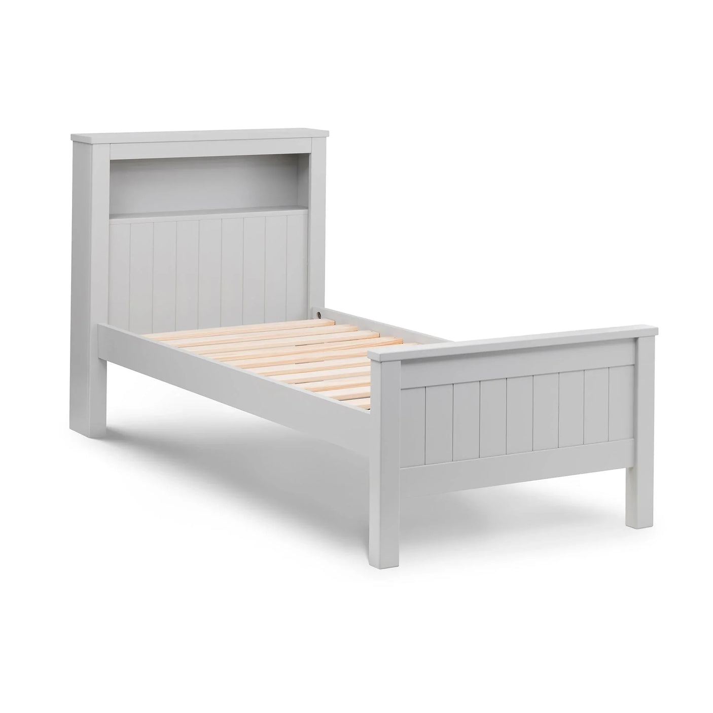 Maine Bookcase Bed - Grey / Single - MAI013