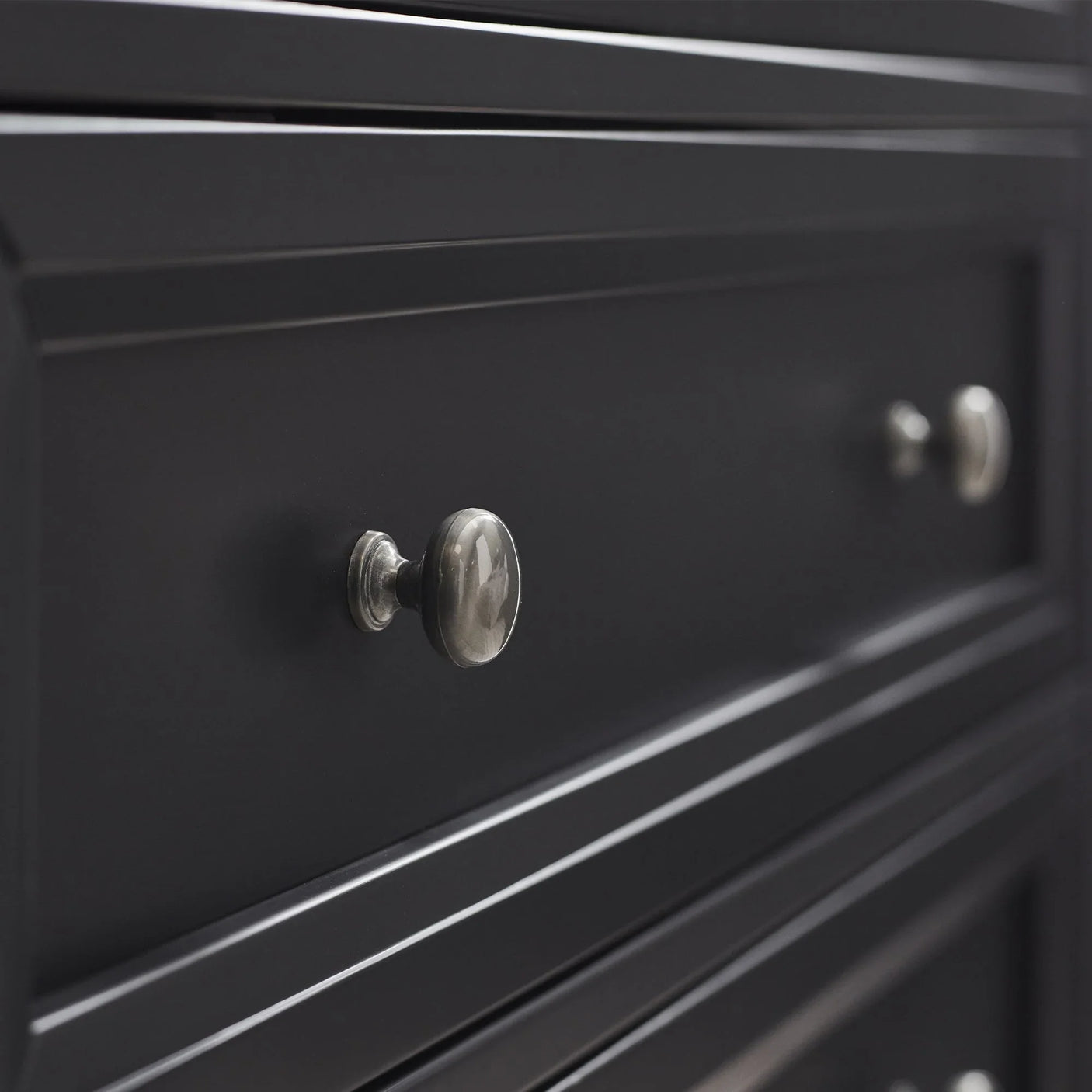 Maine 3 + 2 Drawer Chest - Black - MAI153