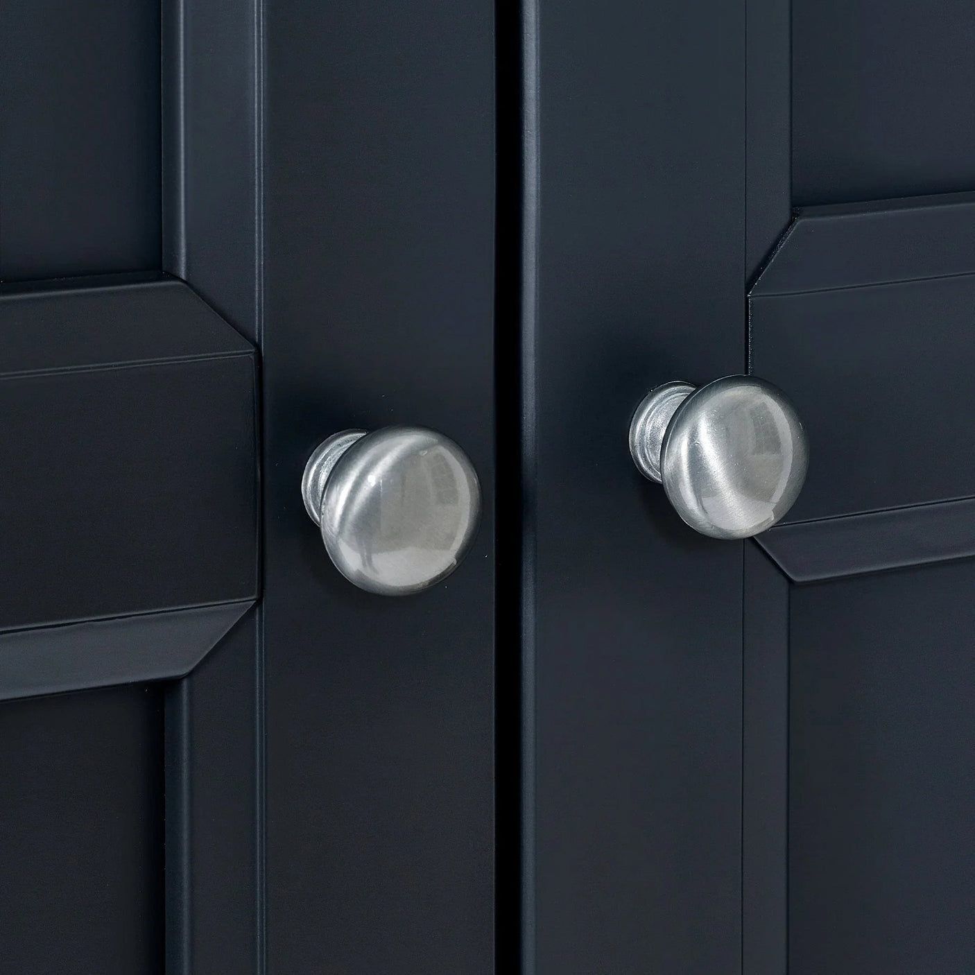 Maine 3 Door Combination Wardrobe - White - MAI107