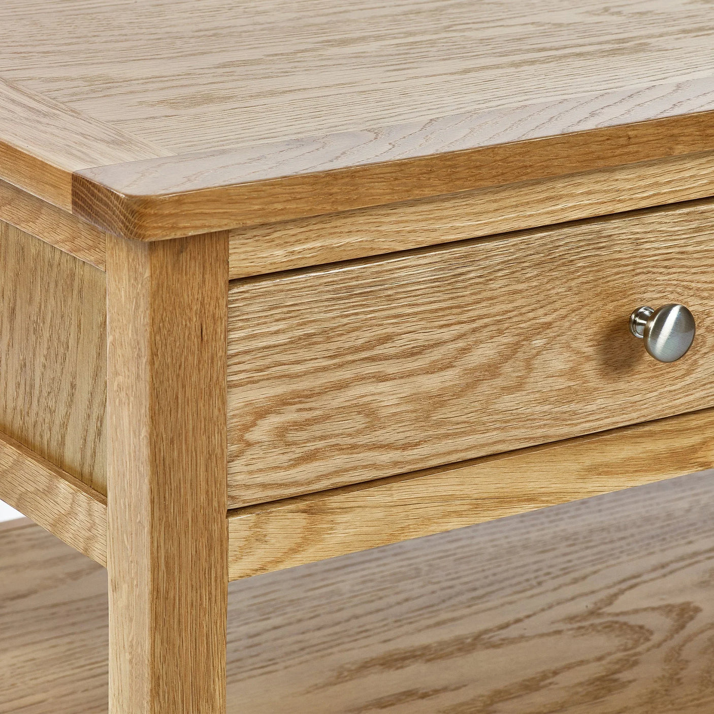 Mallory 2 Drawer Coffee Table - Light Brown - MAL204