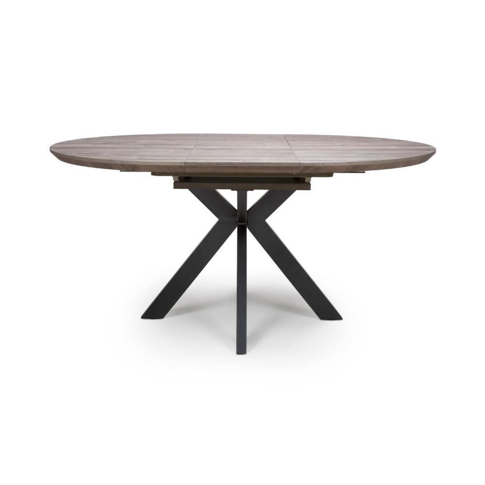 Manhattan Extending Round Table 1200-1600mm - Grey - Image 2