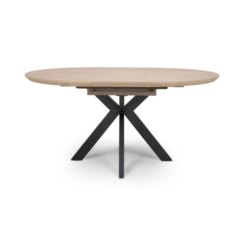 Manhattan Extending Round Table 1200-1600mm - Oak - Main Image