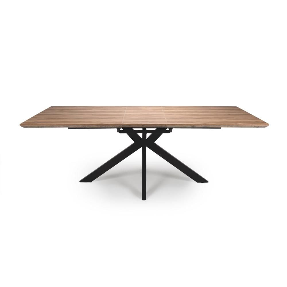 Manhattan Extending Table 1800-2200mm Light Walnut - Image 6
