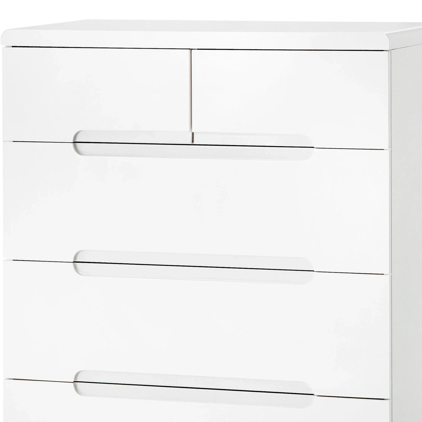Manhattan 3+2 Drawer Chest - White - MAN203