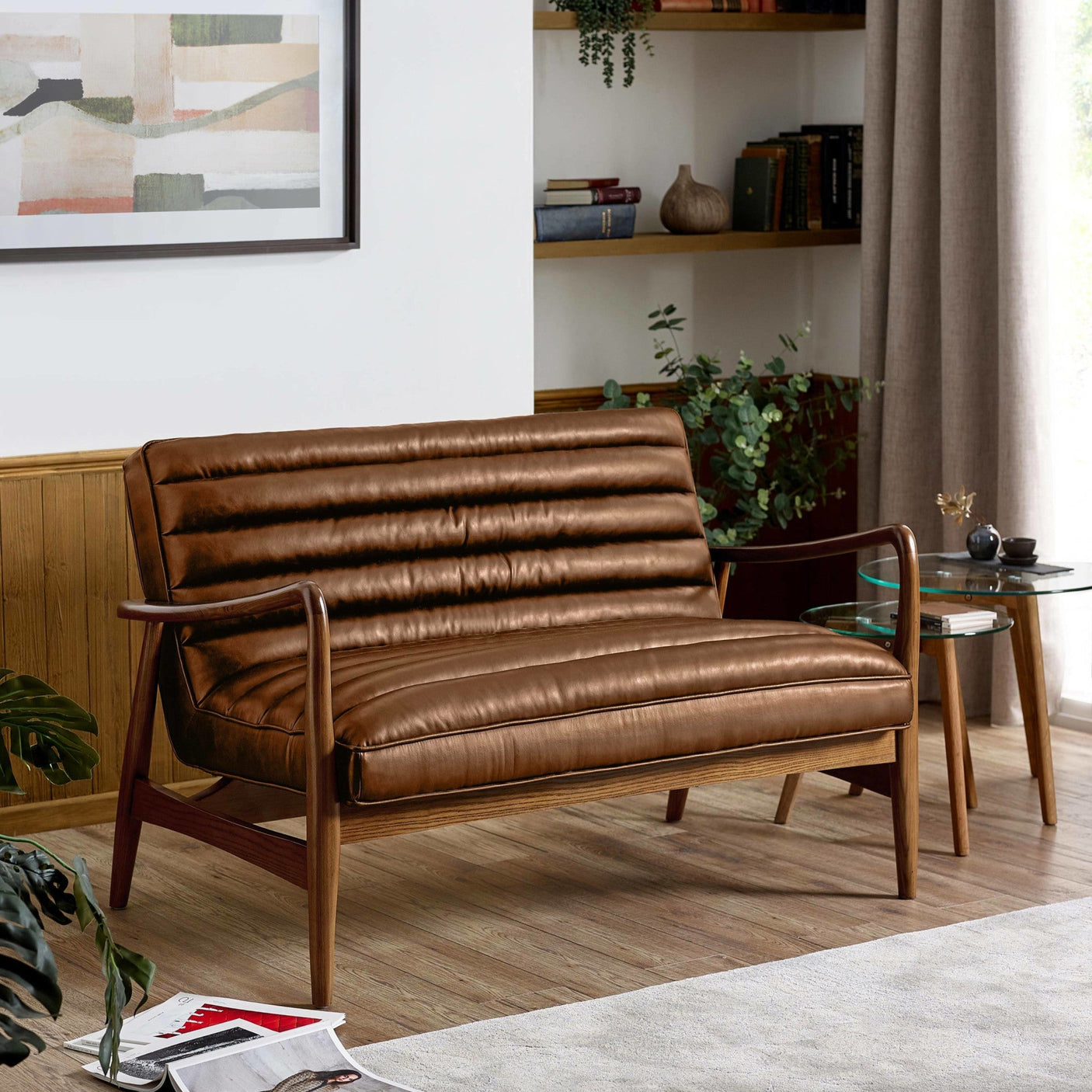 Marshall 2 Seater Sofa - Brown - MAR003