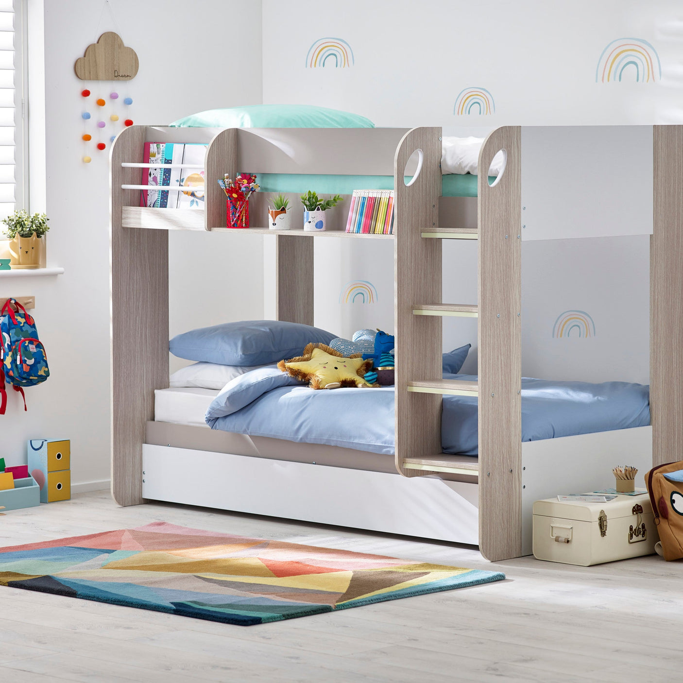 Mars Bunk And Underbed - Grey - MAR053