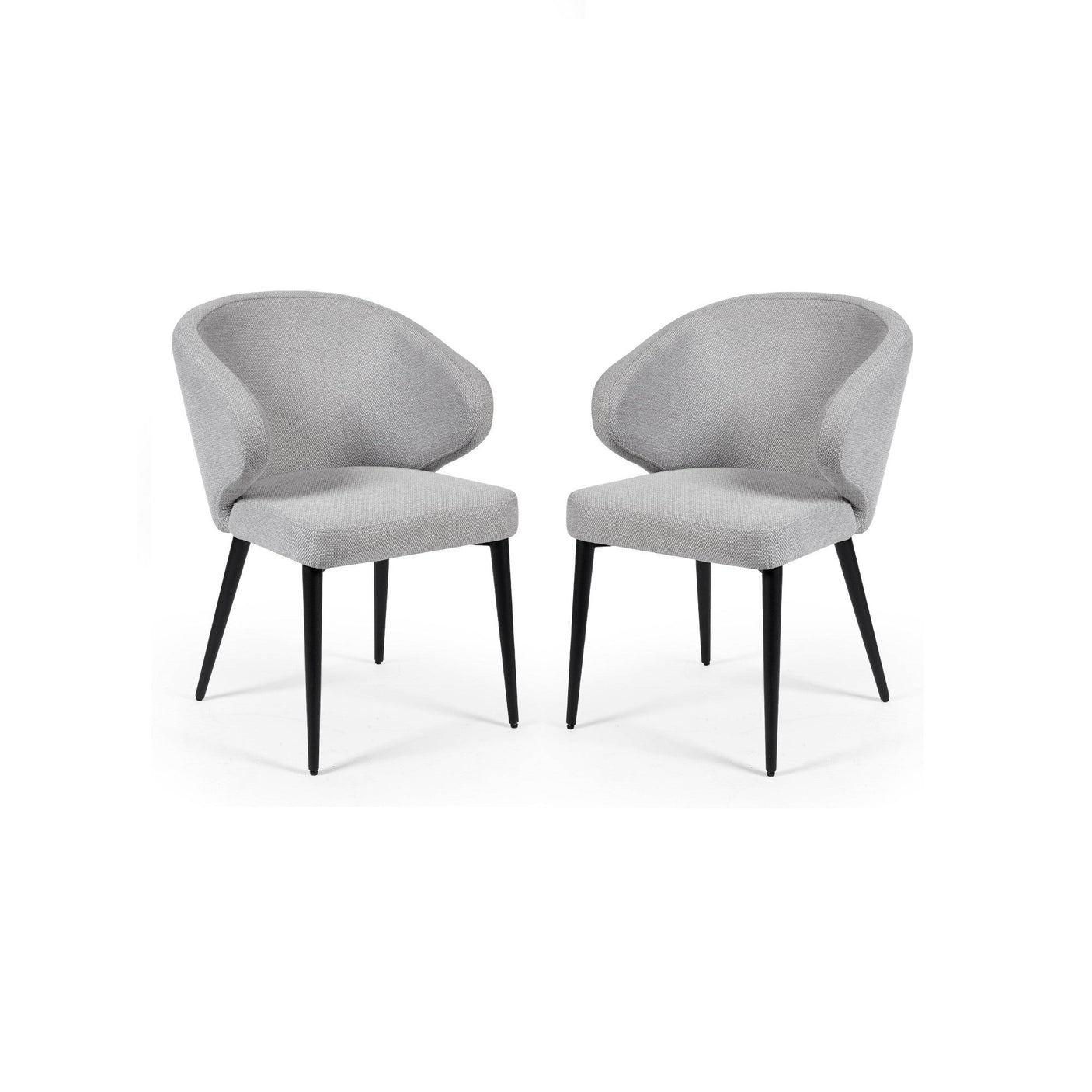 Marcus Dining Chair (Set of 2) - Dark Grey - MAR105