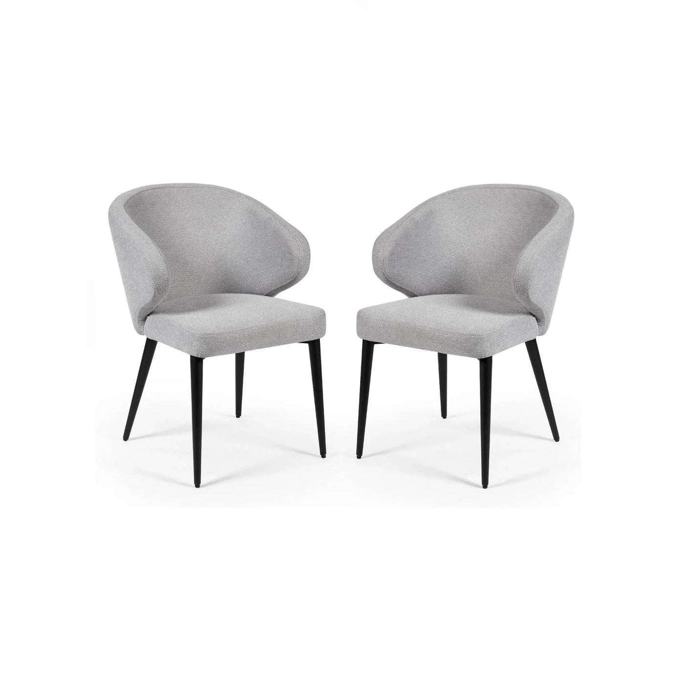 Marcus Dining Chair (Set of 2) - Dark Grey - MAR105