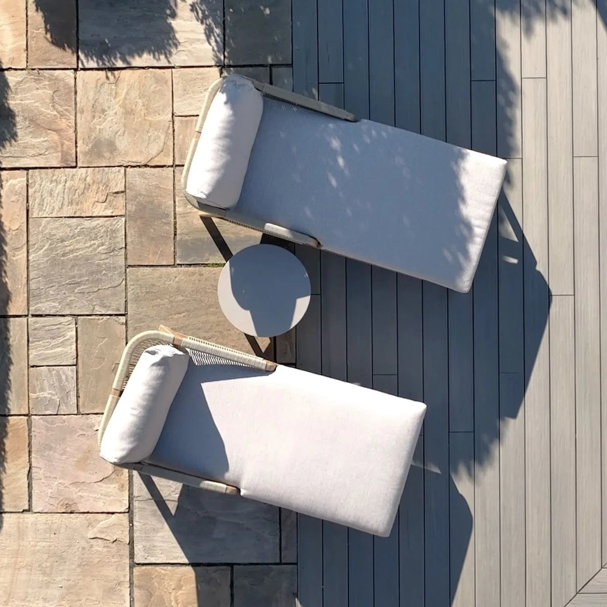 Martinique Sunlounger Set With Side Table