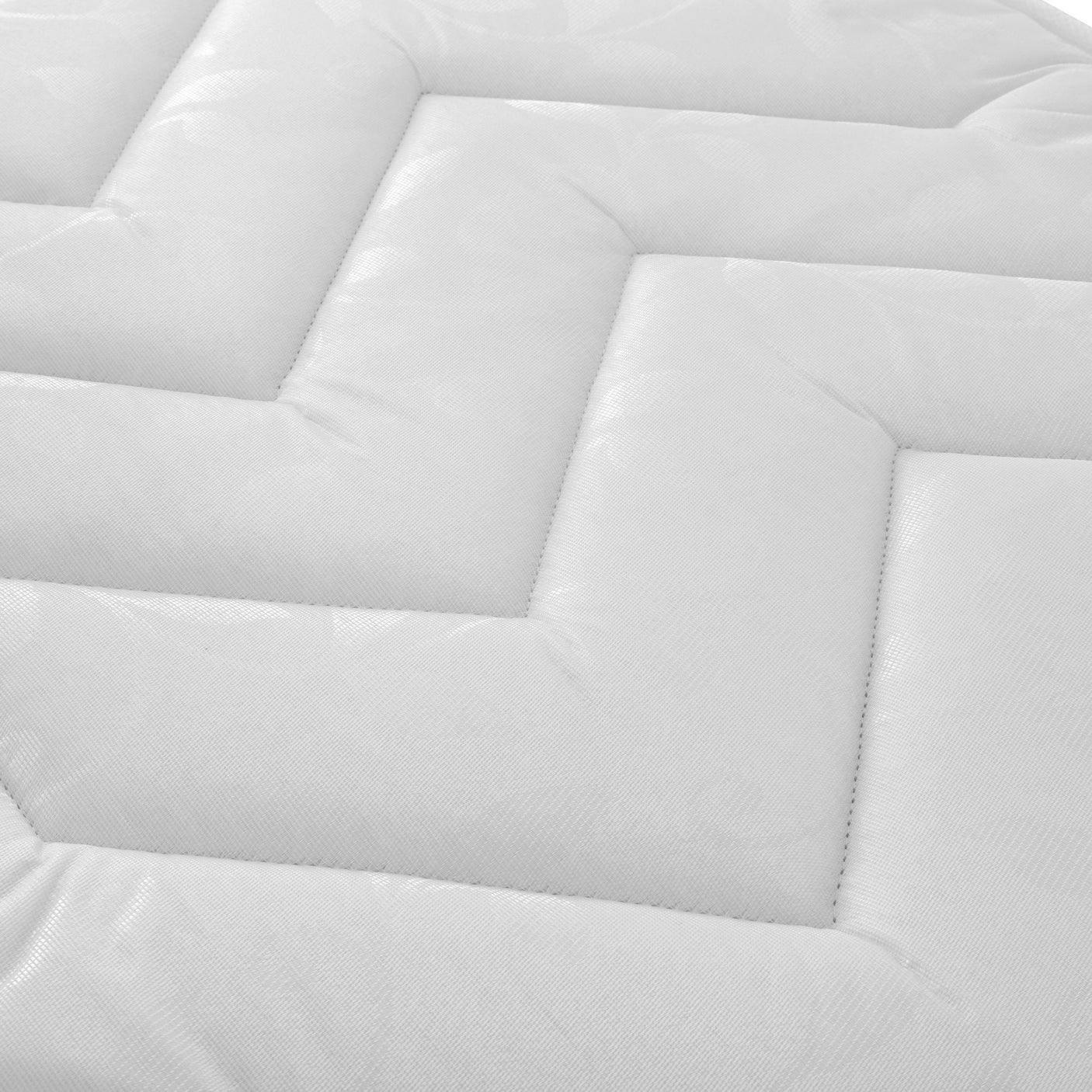 Deluxe Semi-Orthopaedic Mattress - White / Single - MAT007