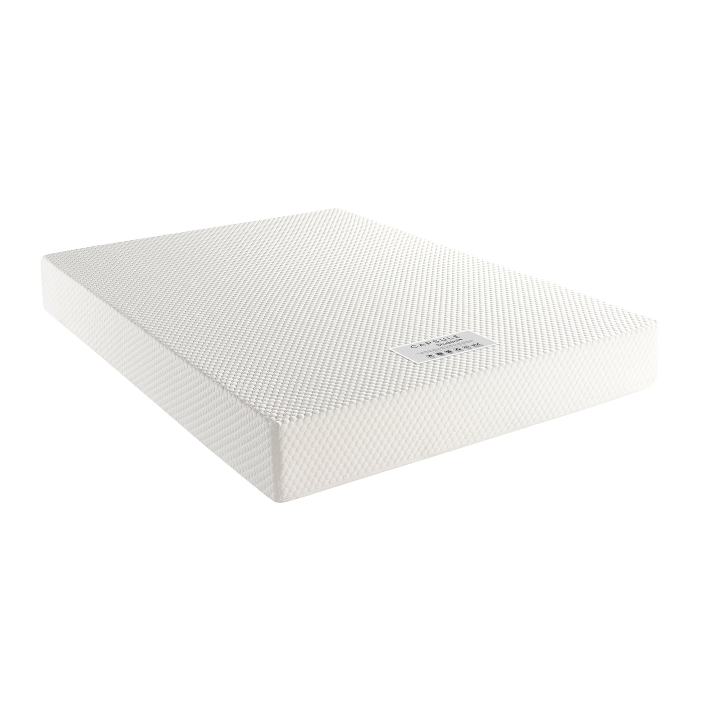 Capsule Student Mattress - White / Double - MAT092