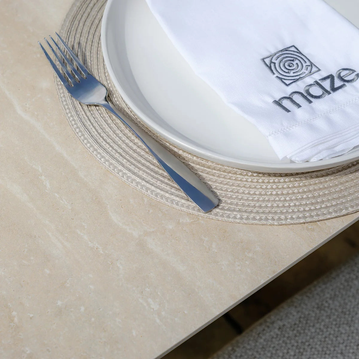 Ambition Maxim 12 Seat Extending Dining Set. 340cm/400cm