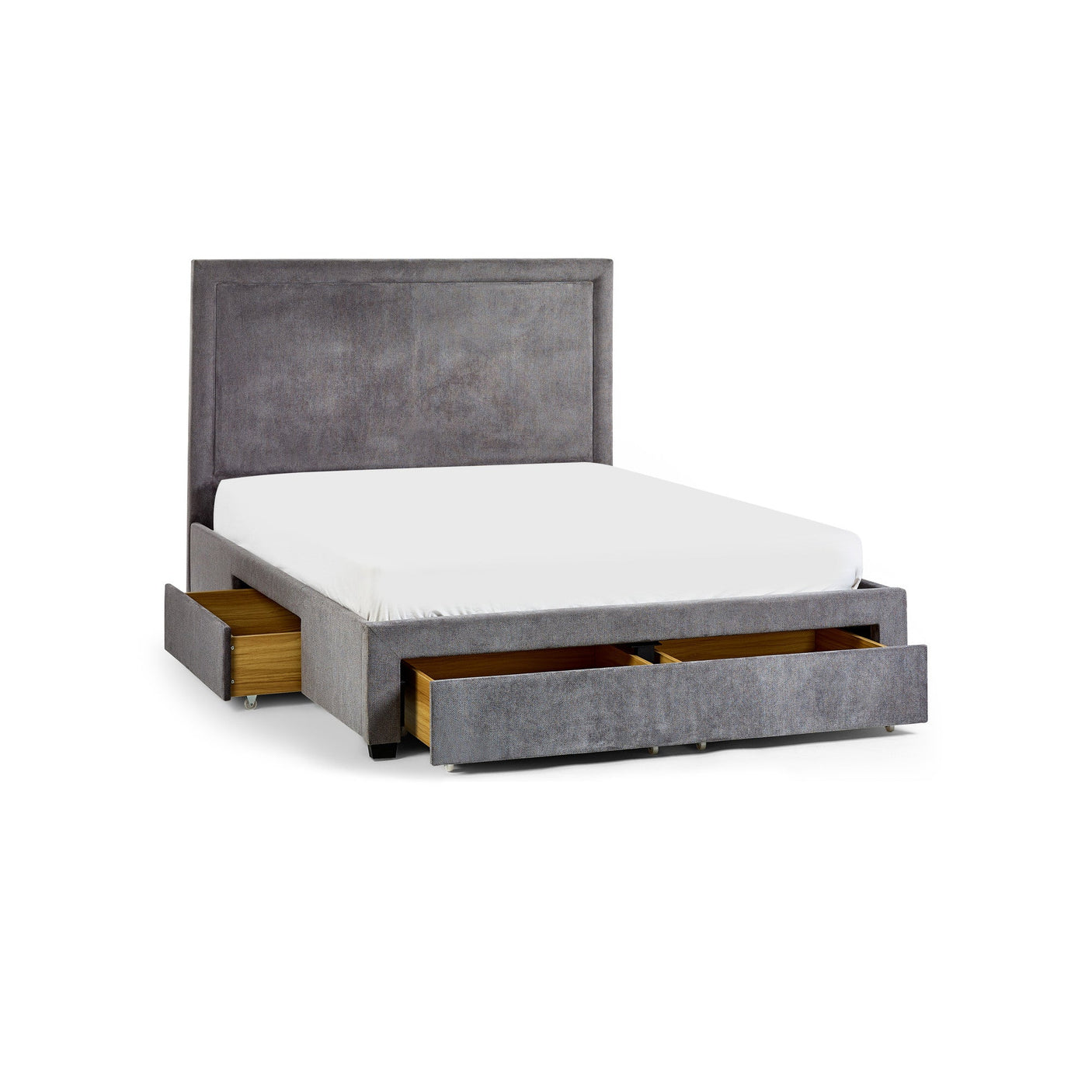 Mayfair 4 Drawer Storage Bed - Grey / Double - MAY001