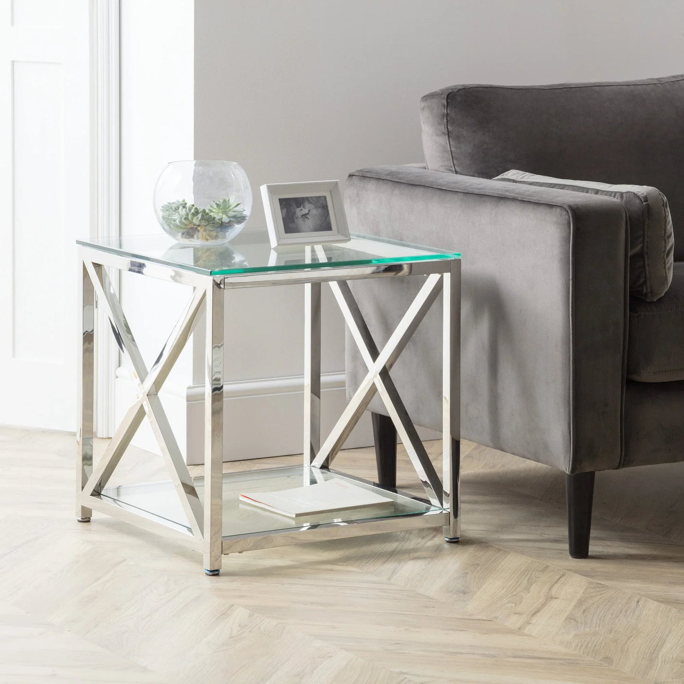 Miami Lamp Table - Gold - MIA202