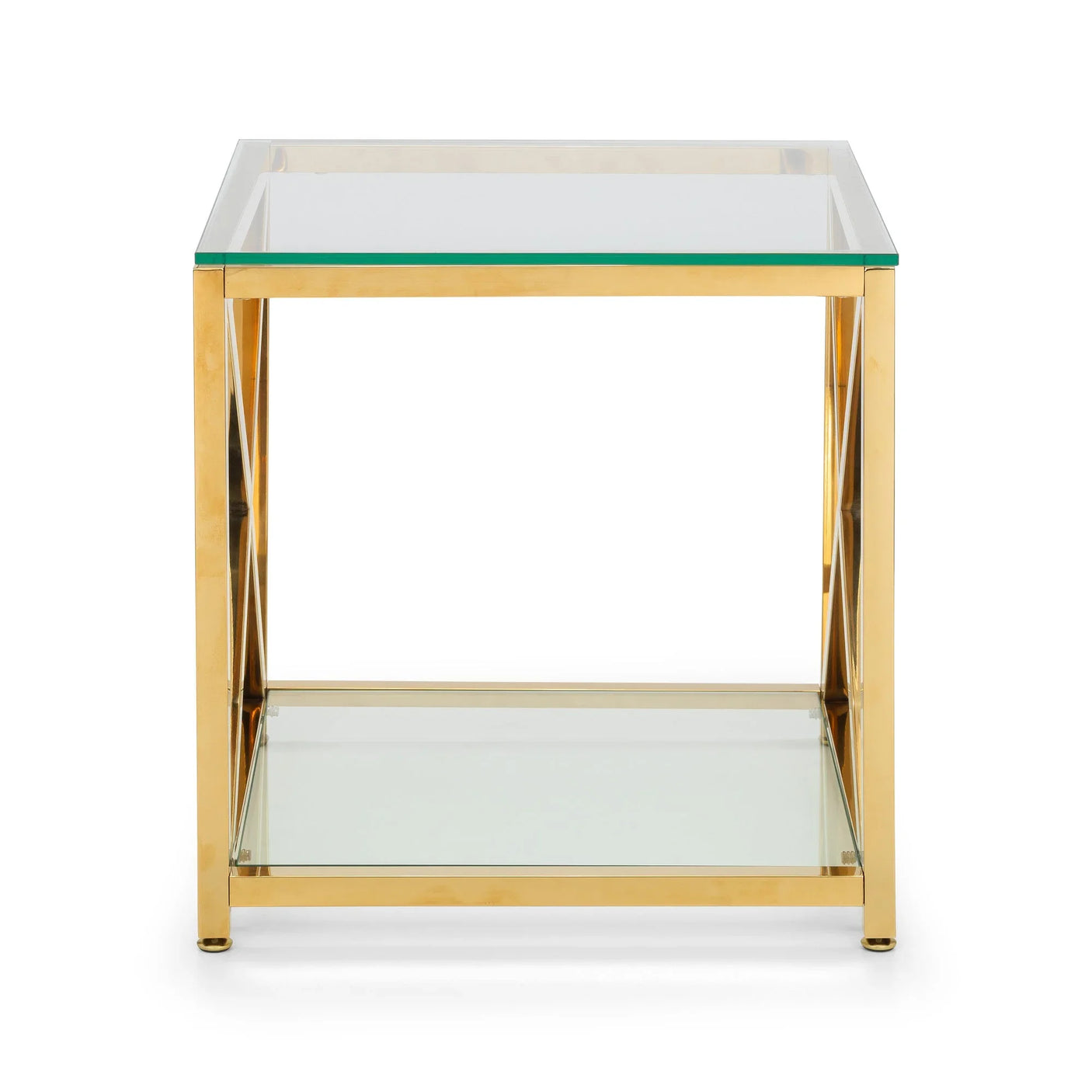 Miami Lamp Table - Gold - MIA202
