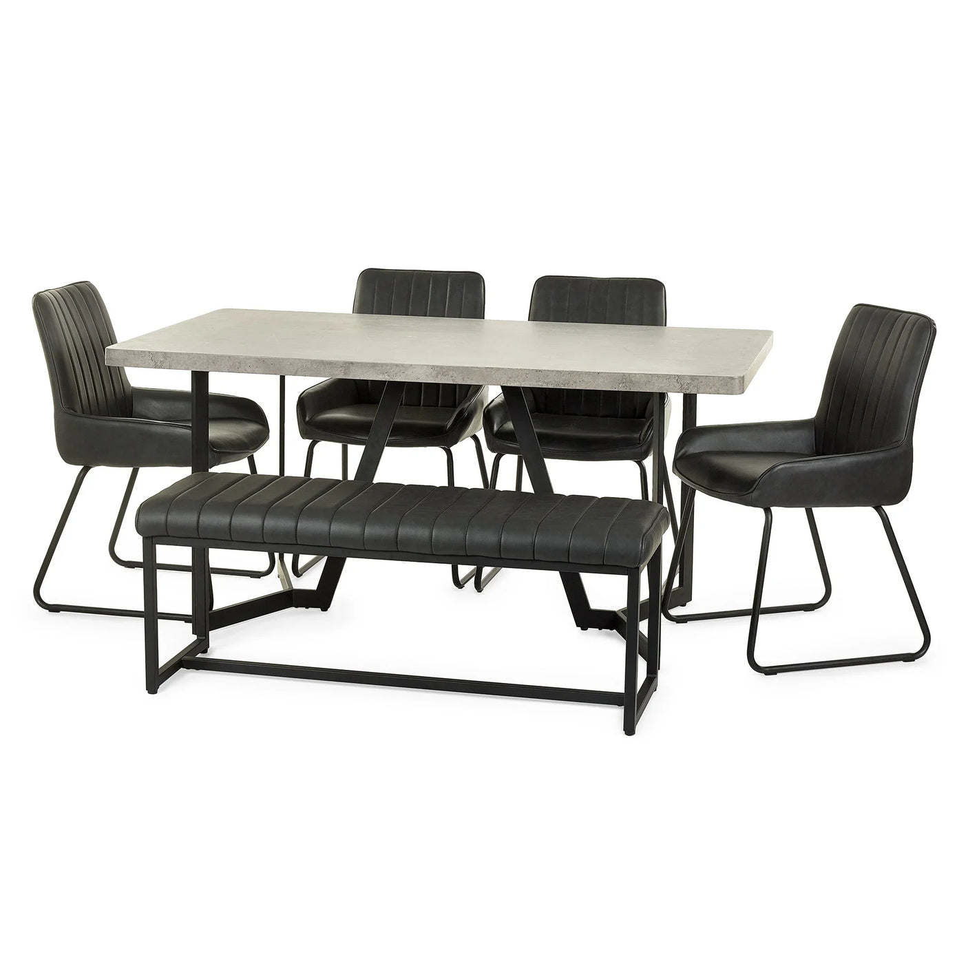 Miller Dining Table - Grey - MIL051