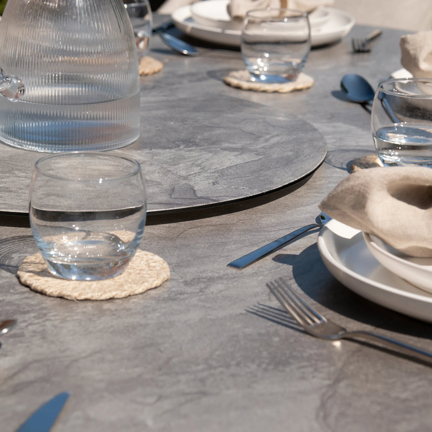 Monaco 6 Seat Oval Dining Set