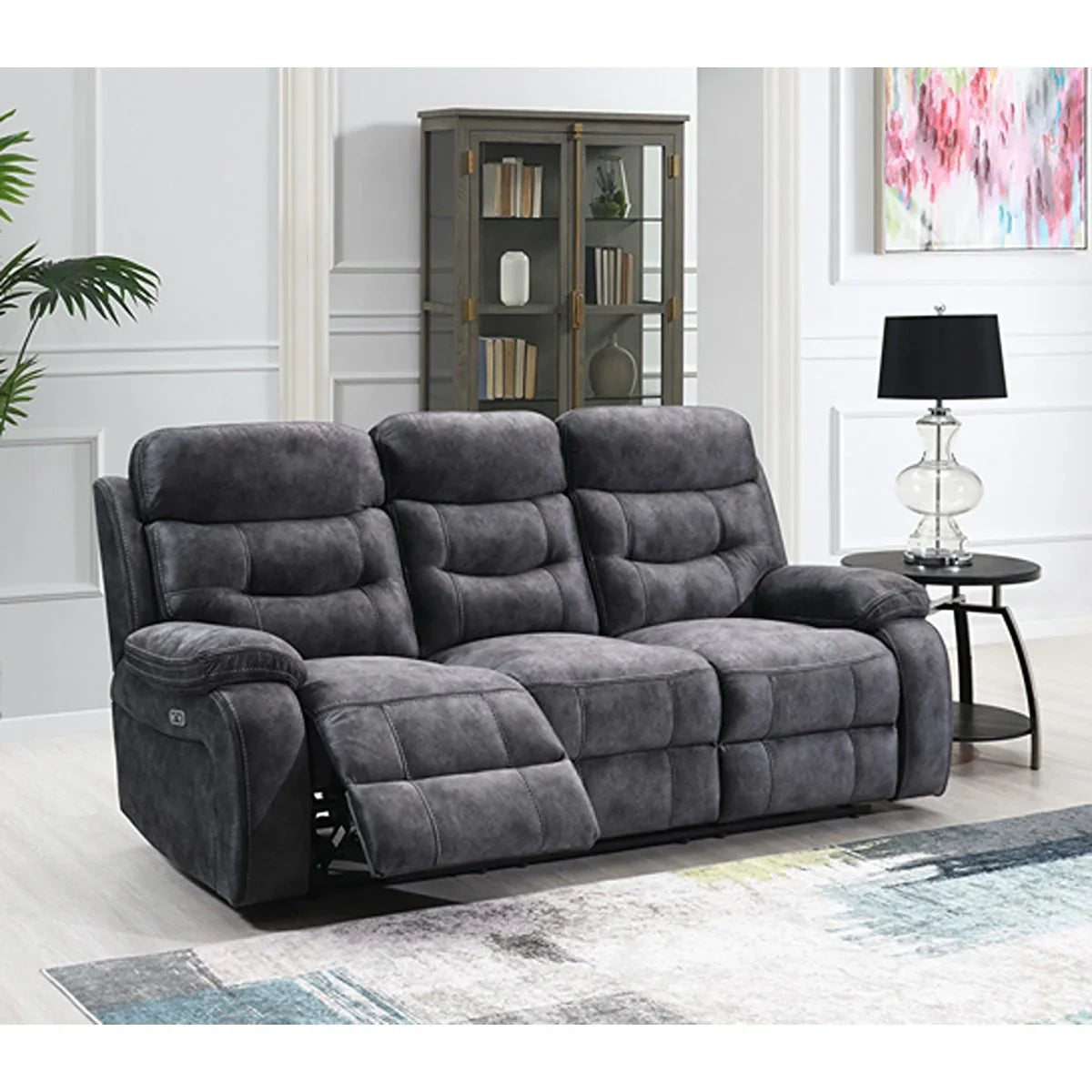 Carrie 3P Dark Grey Ac