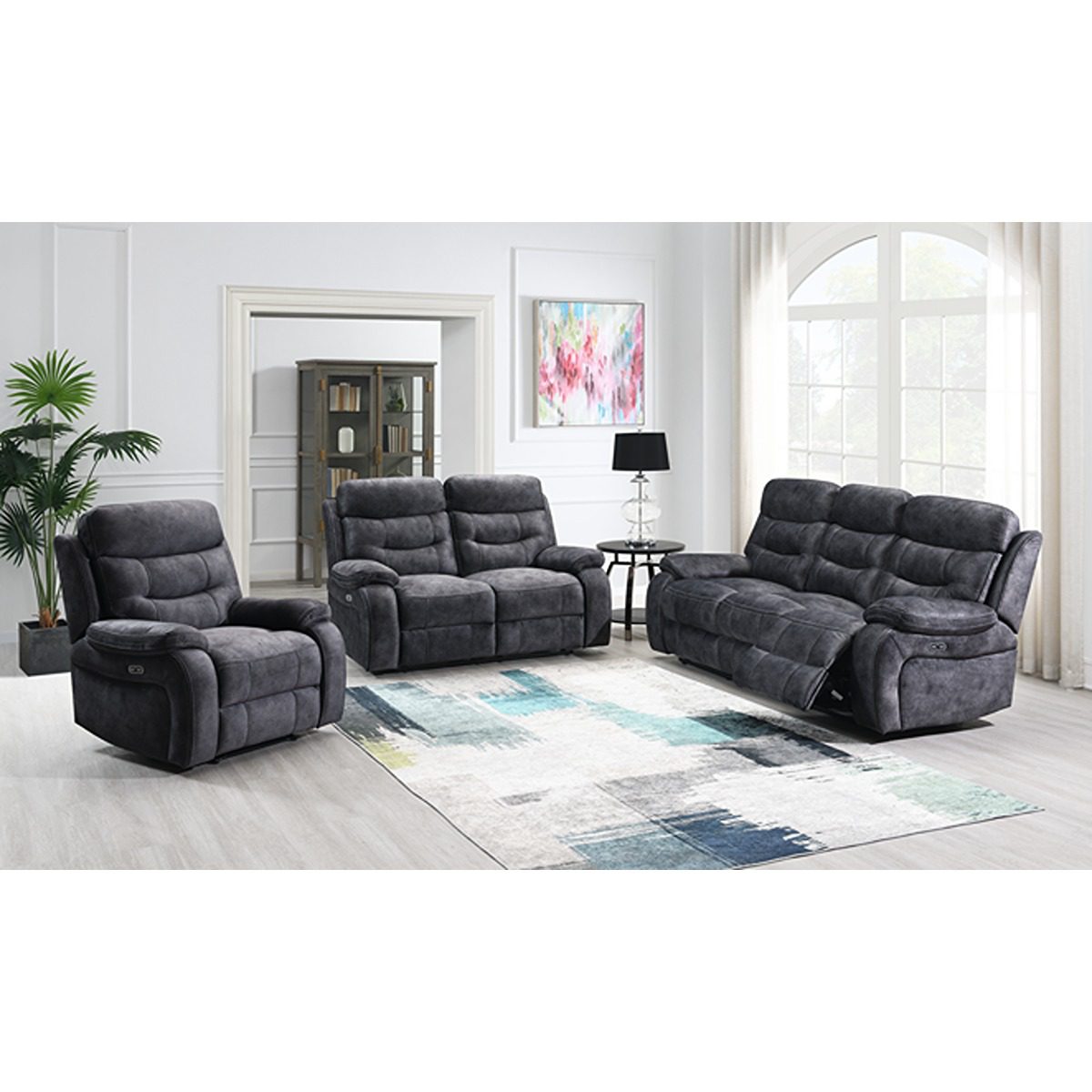 Carrie 1P Dark Grey Ac