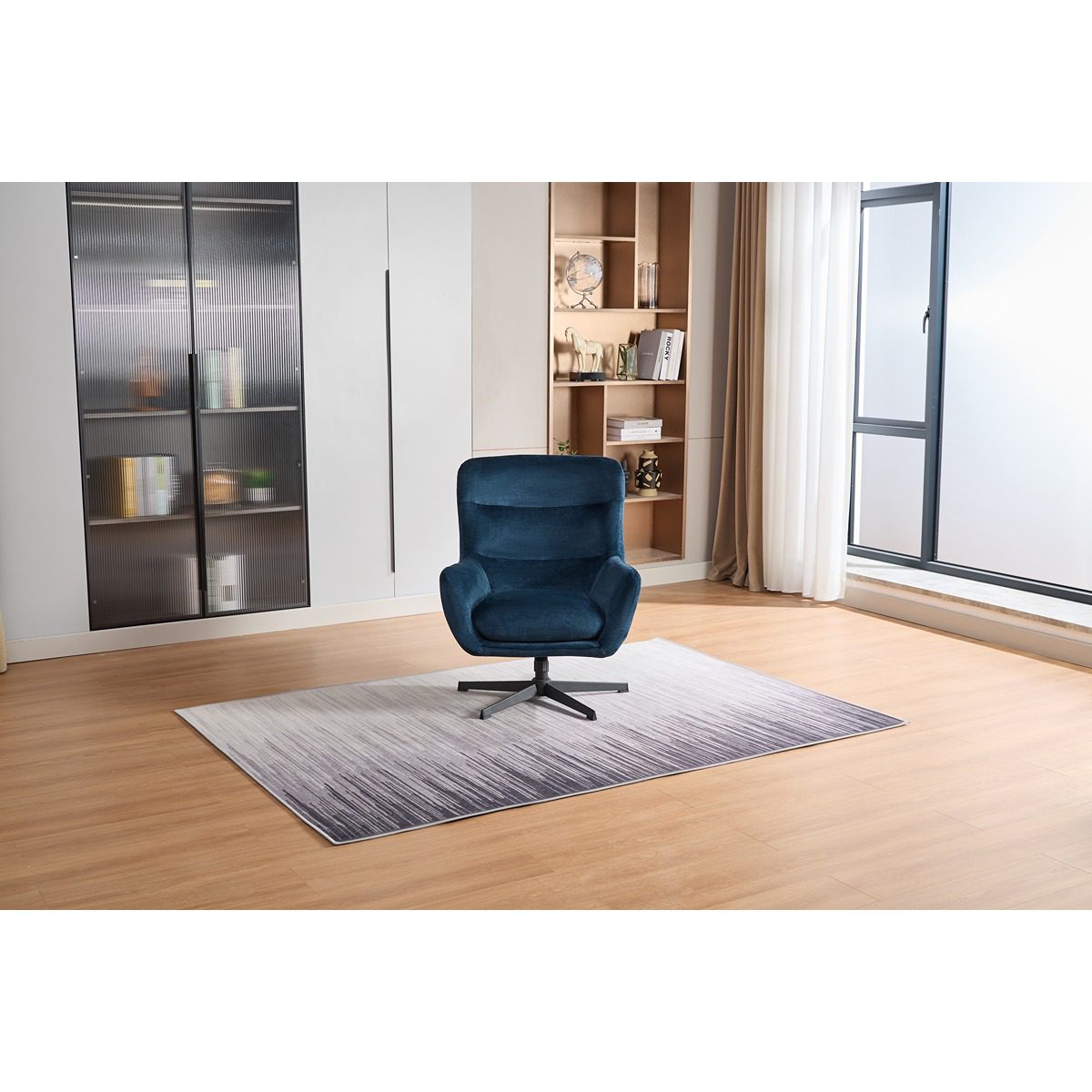 Isla Swivel Recliner With Footstool