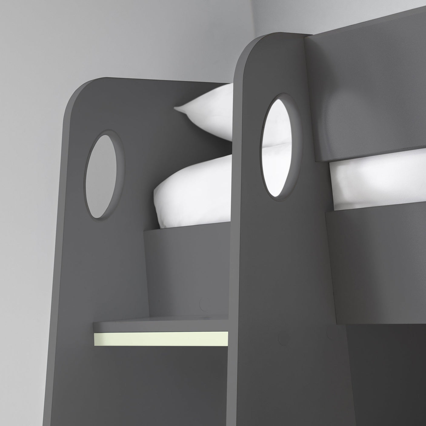 Nebula Gaming Bed With Desk - Black - NEB001