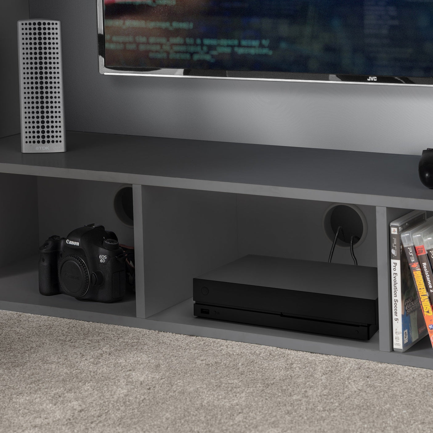 Nebula Gaming Bed With Desk - Black - NEB001