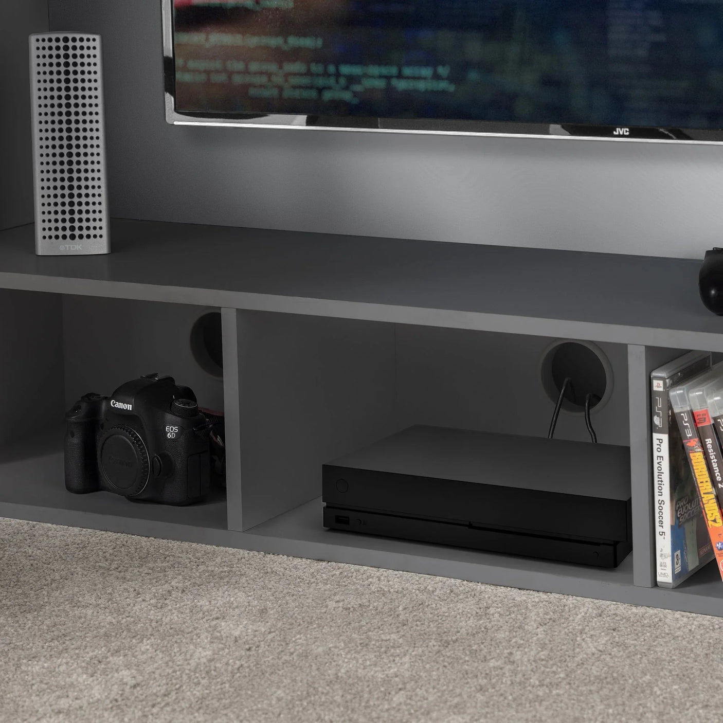 Nebula Gaming Bed With Desk - Black - NEB001