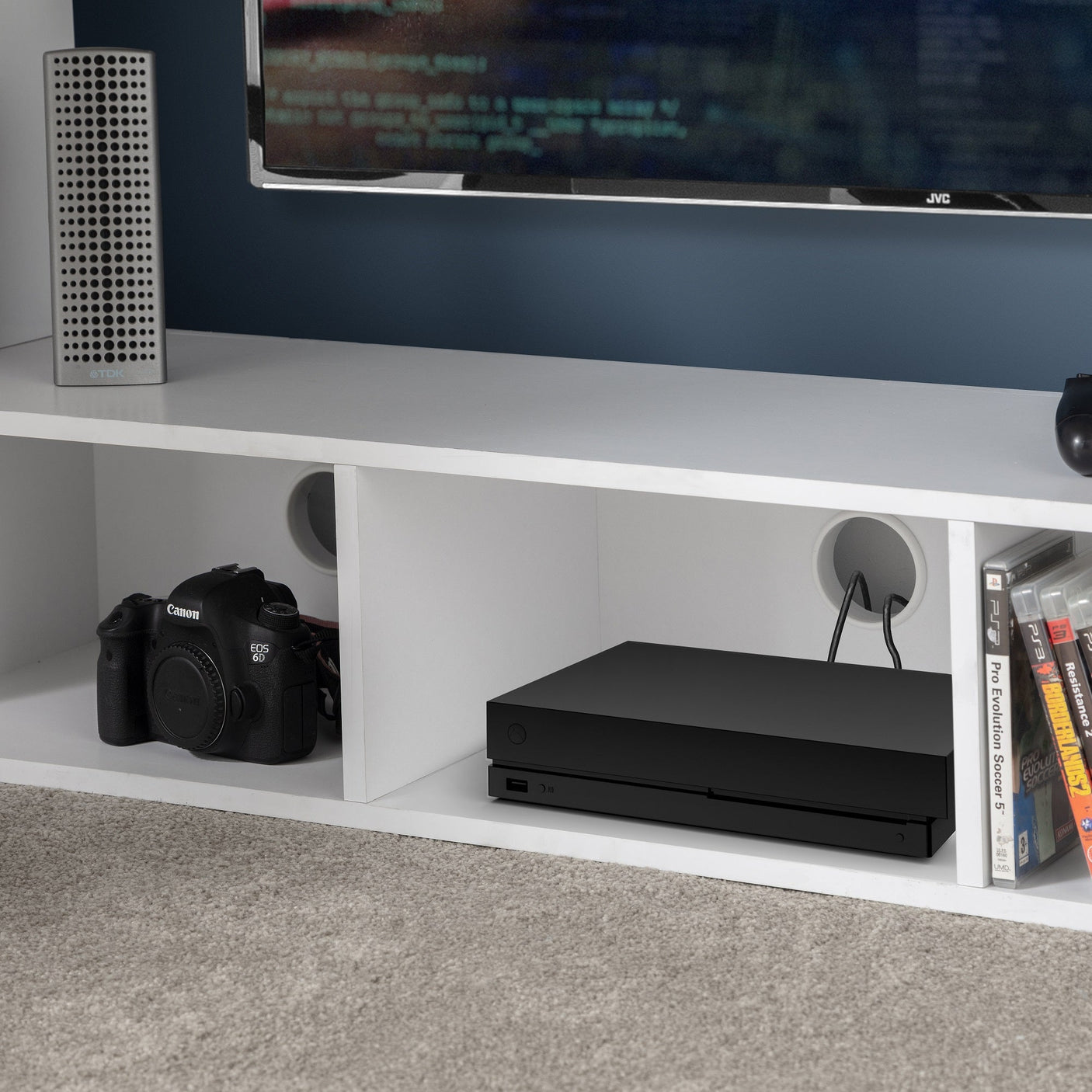 Nebula Gaming Bed With Desk - Black - NEB001