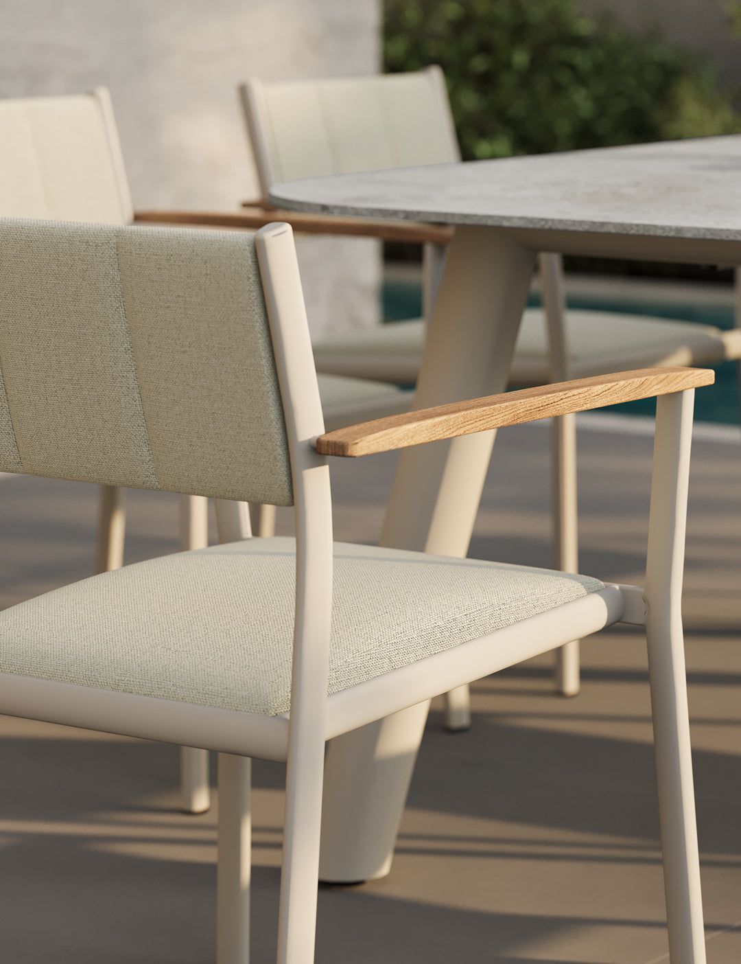 Image of NEXO 6-Seater Dining Table and Chairs