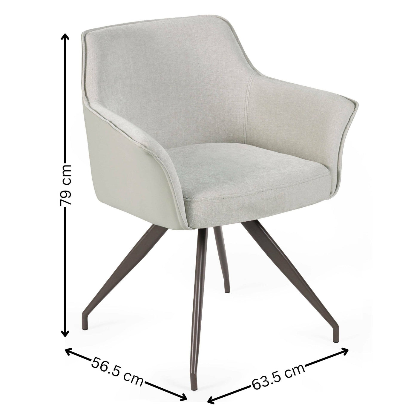 Noah Dining Chair - Ivory - NOA002