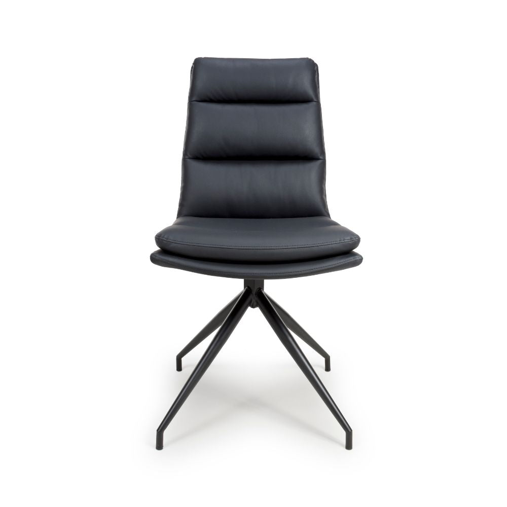 Nobo Swivel Chair - Black (Sold in 2's) - Main Image