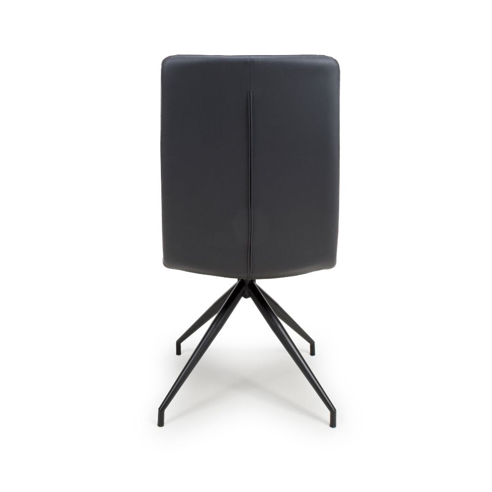 Nobo Swivel Chair - Black (Sold in 2's) - Image 5