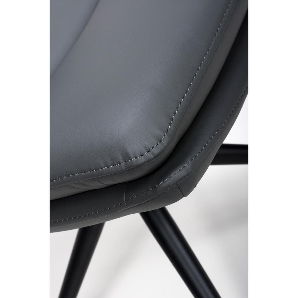 Nobo Swivel Chair - Grey (sold in 2's) - Image 6