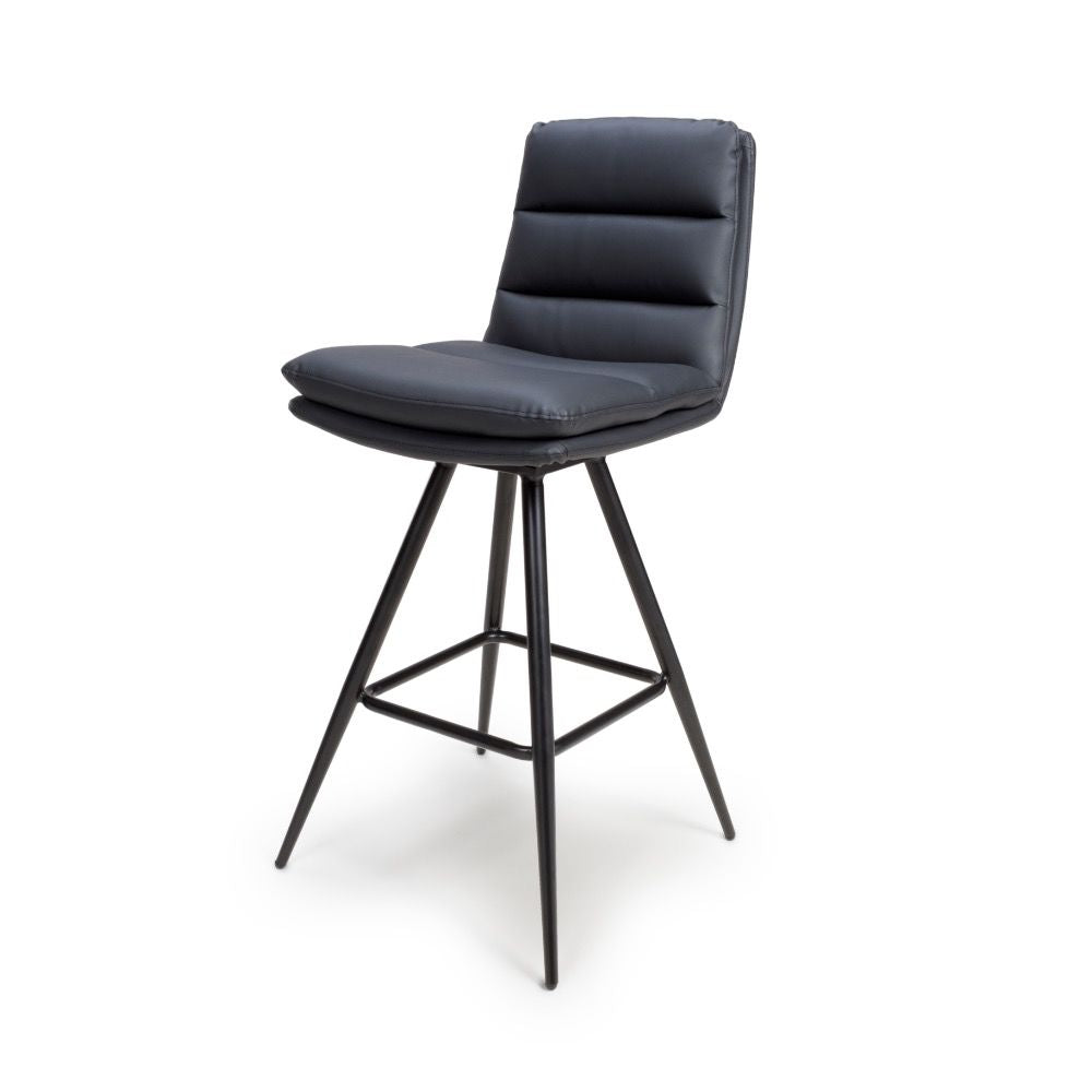 Nobo Swivel Bar Chair - Black (sold in 2's) - Image 2