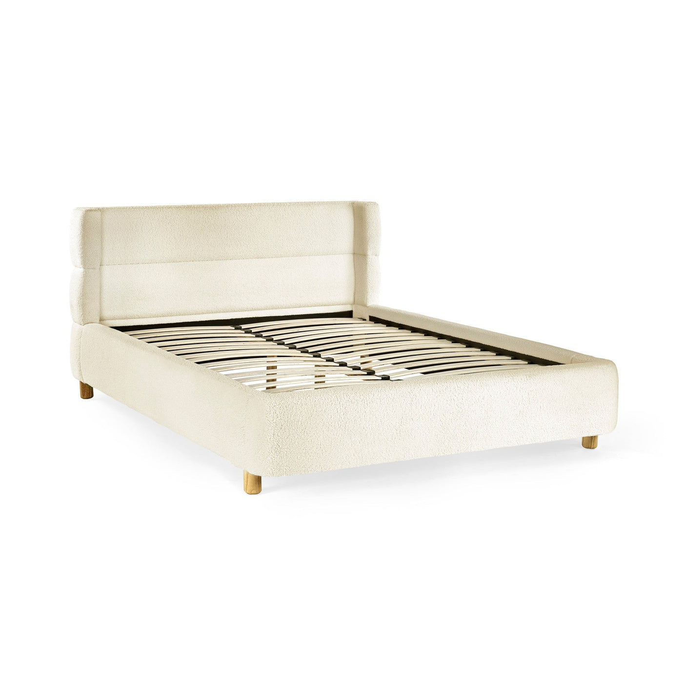 Obreon Boucle Bed - Beige / Double - OBE001