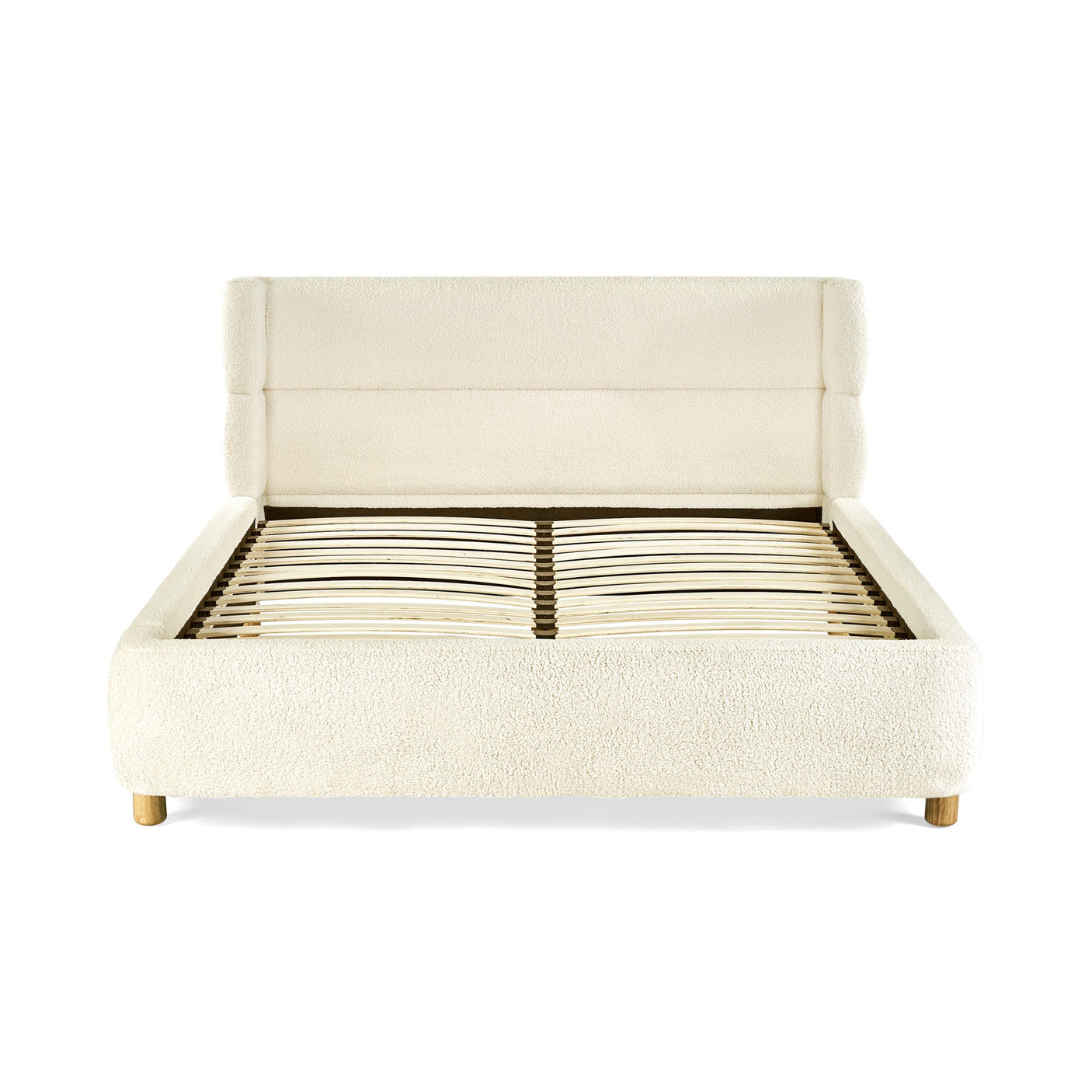Obreon Boucle Bed - Beige / Double - OBE001