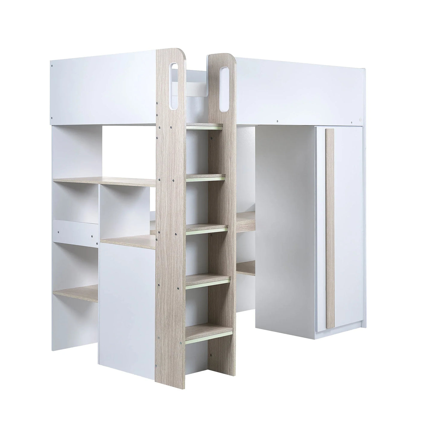 Ocean Highsleeper - White and Light Brown - OCE001