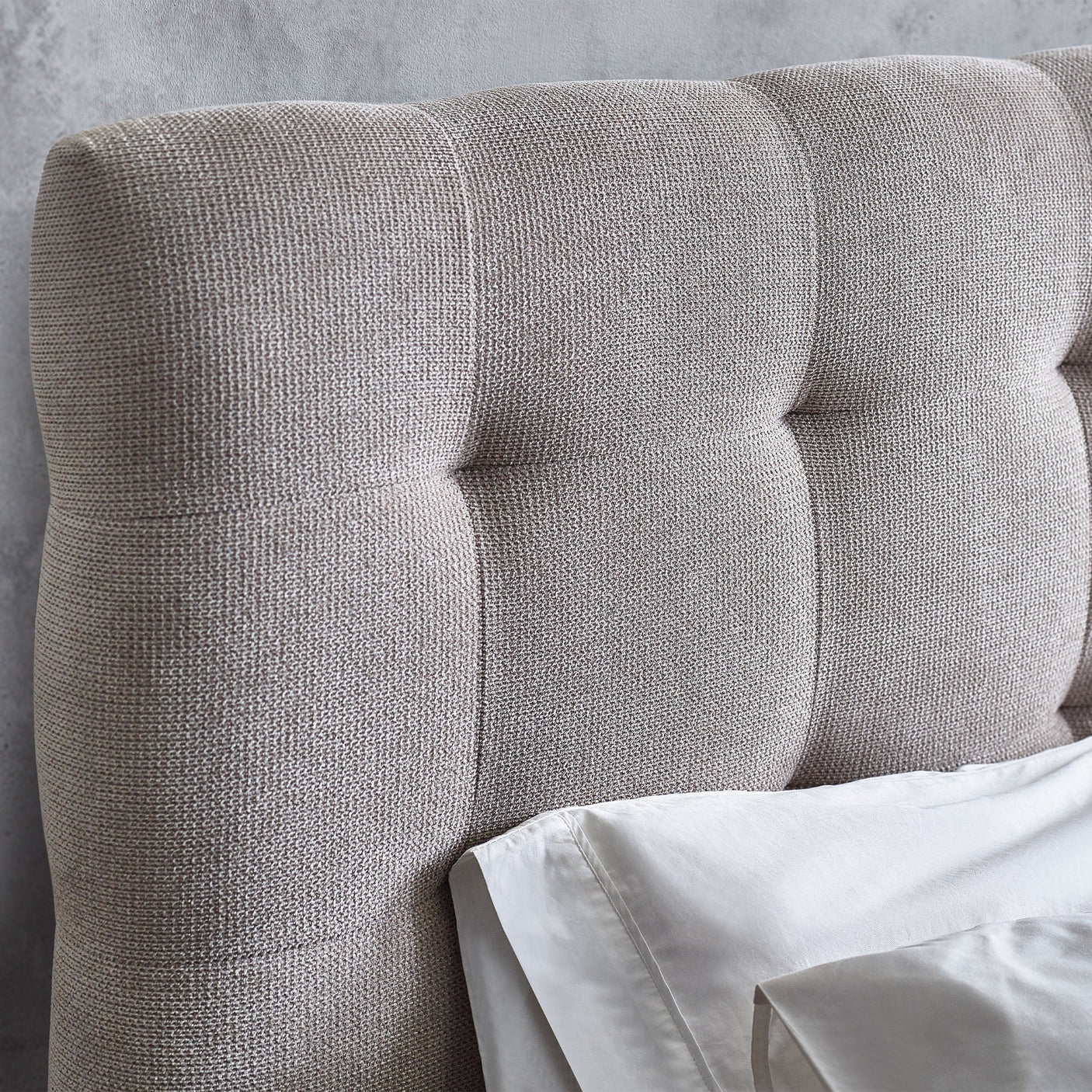 Odette Bed - Taupe / Double - ODE001