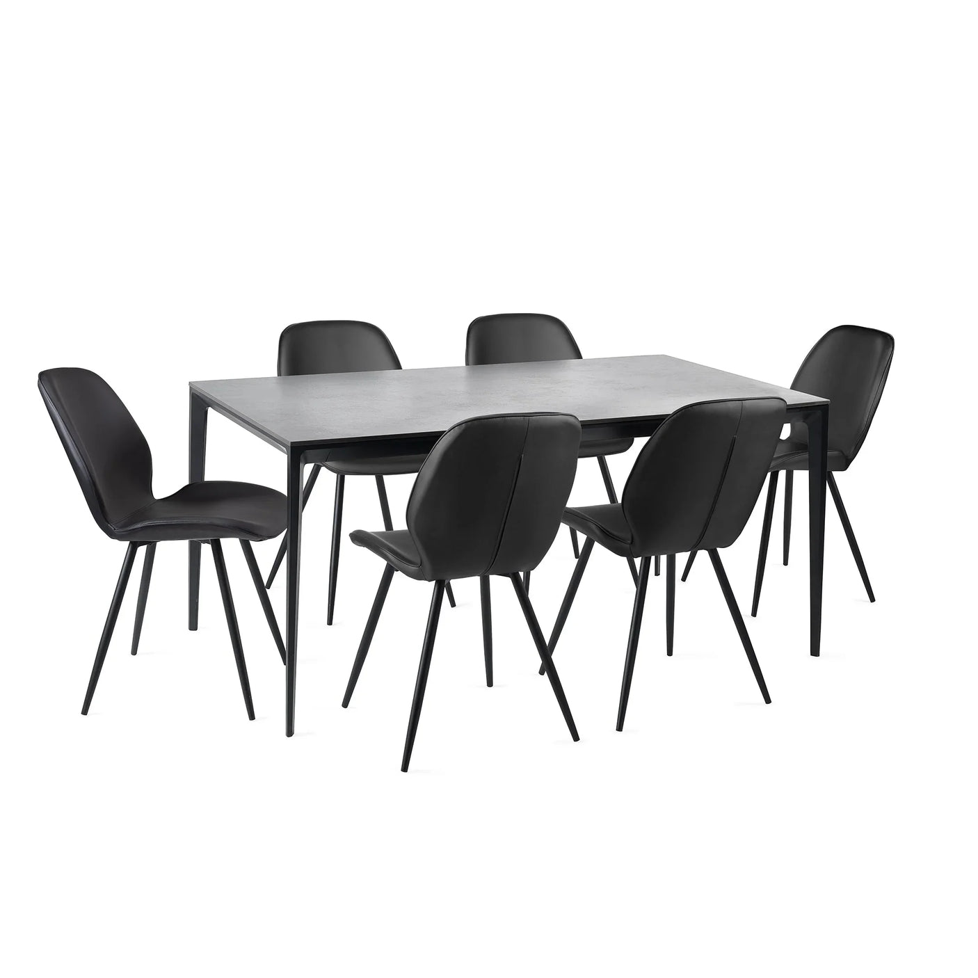 Otto Dining Chair (Set of 2) - Black - OTT101