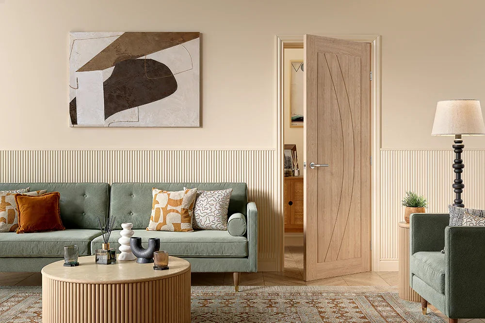 Oak Girona LifeStyle - Unfinished Oak - 1981 x 610 (24") x 35mm