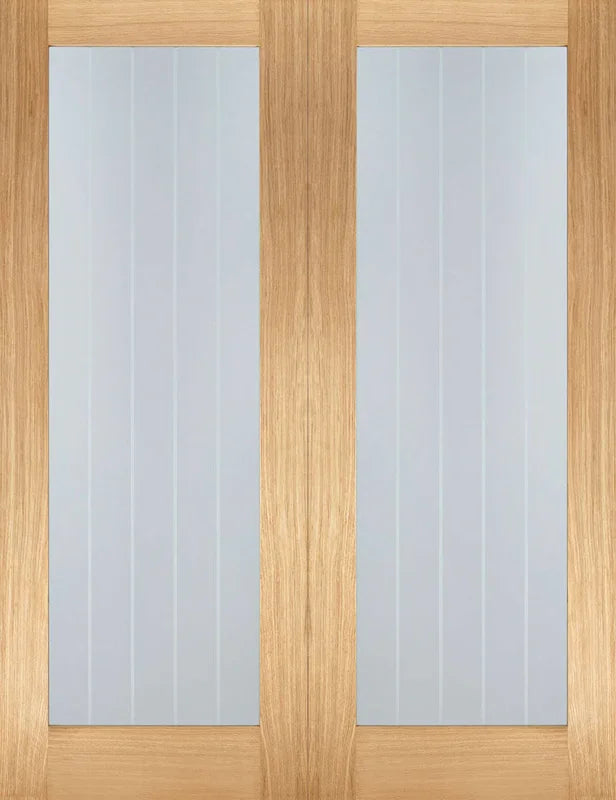 Oak Mexicano Glazed Pair - Standard - 1981 x 914 (36") x 40mm