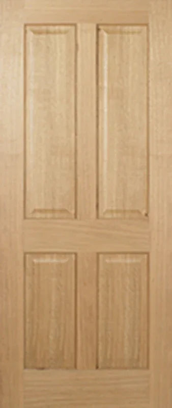 Oak Regency 4P - Unfinished Oak - 1981 x 457 (18") x 35mm
