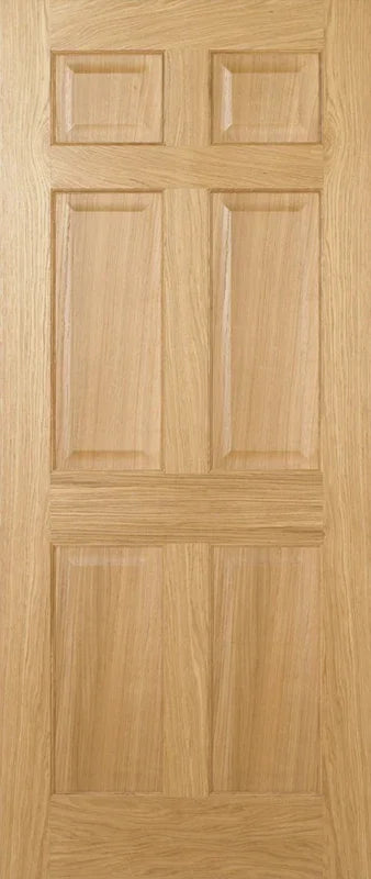 Oak Regency 6P Pre Finished - Pre-finished Oak - 1981 x 610 (24") x 35mm