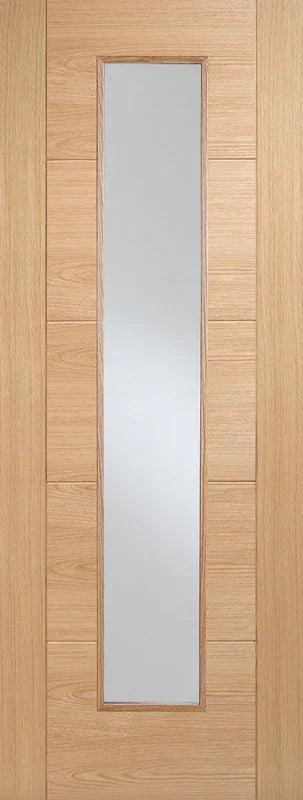 Oak Vancouver Glazed Long Light - Standard - 1981 x 686 (27") x 35mm