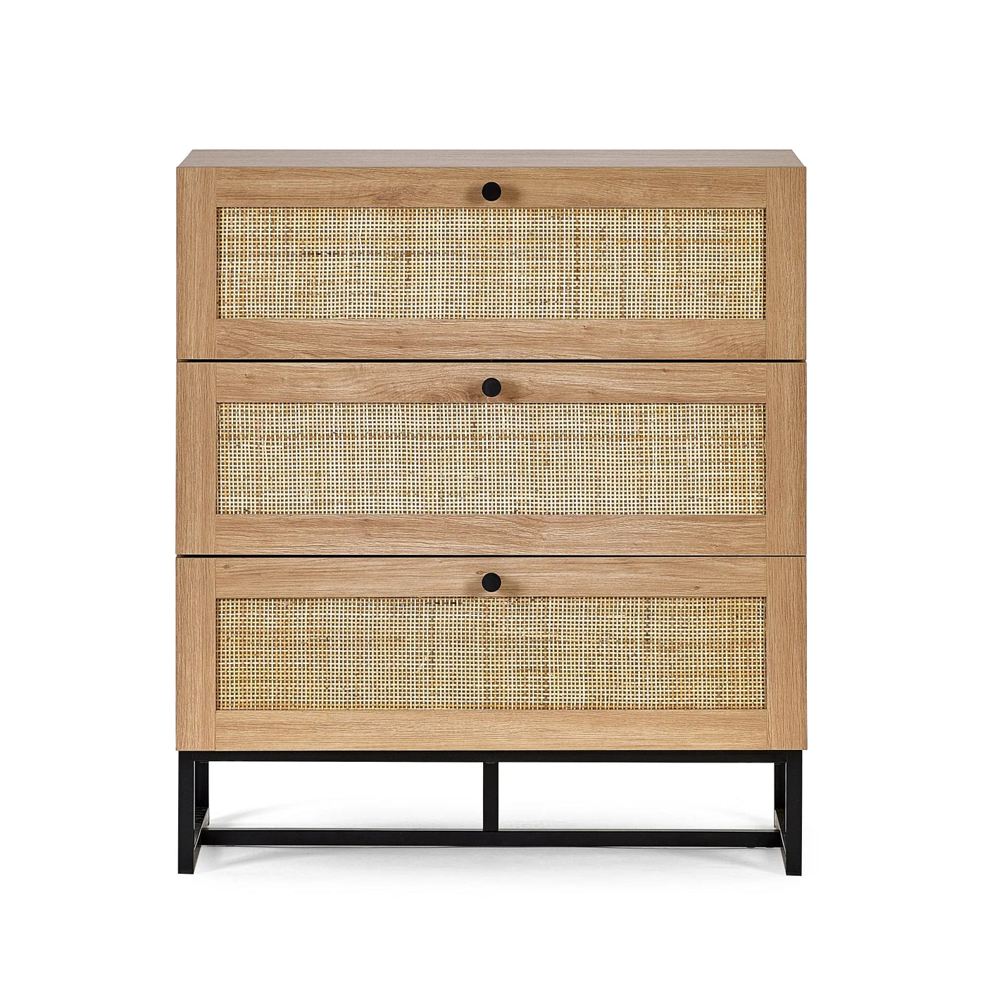 Padstow 3 Drawer Chest - Light Brown - PAD002