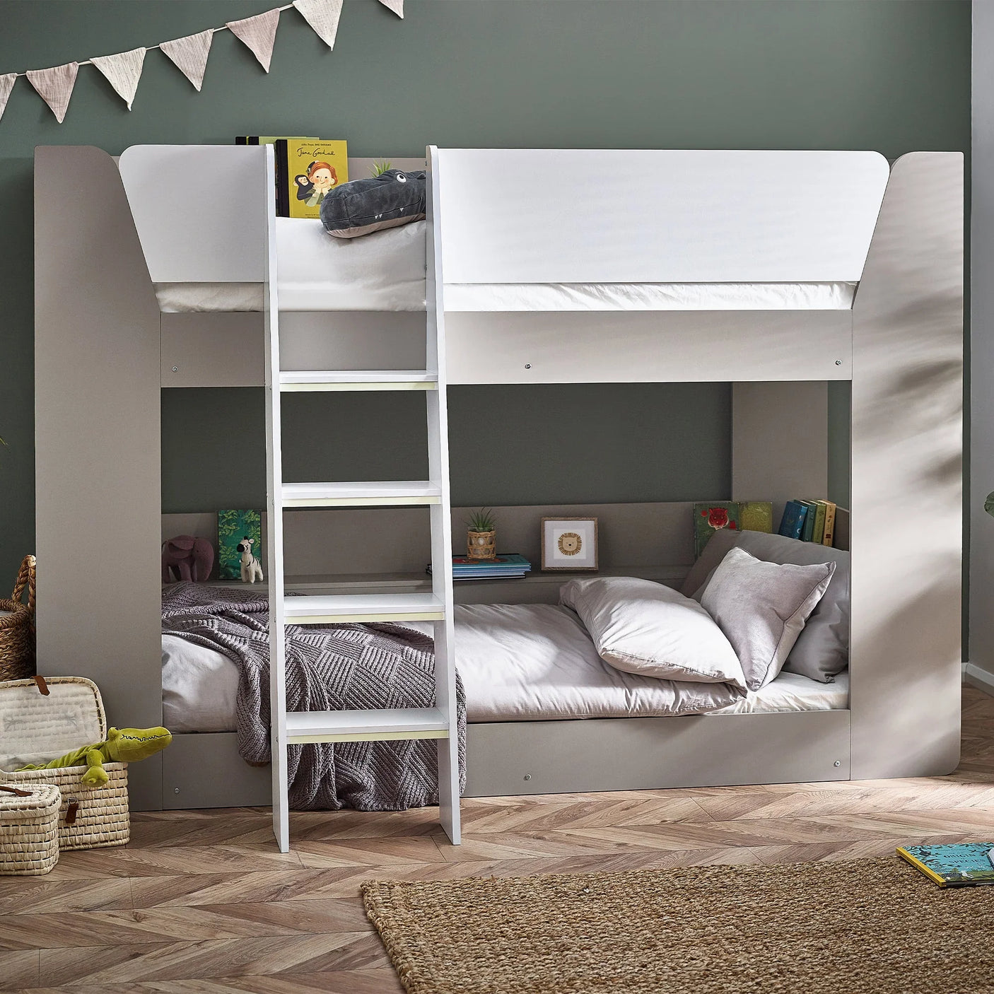 Parsec Bunk Bed - White - PAR201